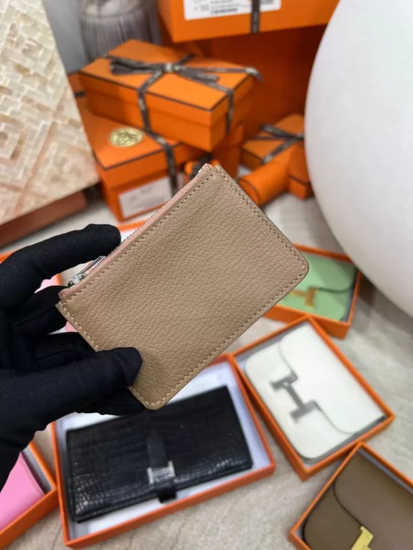 0133dc3e9f033bd-jpg New Arrival Hermes Roulis Slim Wallet Chevre Leather 2J Quebracho Silver Hardware