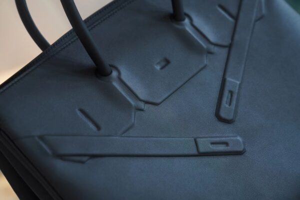 0202141c12a558a God Factory Bags Hermes Factory CK89 Black Birkin Shadow 30CM Swift Leather Silver Hardware