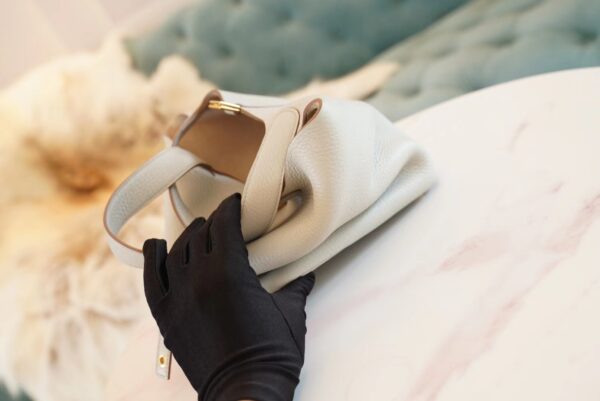 02688119cb31ce9 God Factory Bags Hermes C80 Gris Pearl Clemence Leather Picotin18CM Gold Hardware