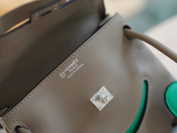 03478db42b2c2d4 Hand Stitch God Factory Bags Hermes Factory Kelly Doll16CM Two Colors Swift Leather
