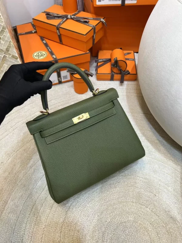 03d22a80a4538e4-jpg Hermes Shop Kelly 25CM C6 Vert De Gris Togo Leather Gold Hardware