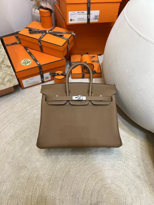 03d302c464ccdeb-jpg-1 Australia Sydney Hermes Togo Leather Birkin 25CM 3G Alezan Silver Hardware