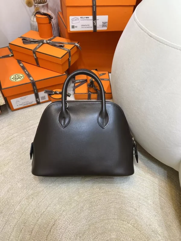 03f66d84ff55142-jpg Singapore Kuala Lumpur Hermes Box Leather Bolide 25CM 46 Ebene Silver Hardware