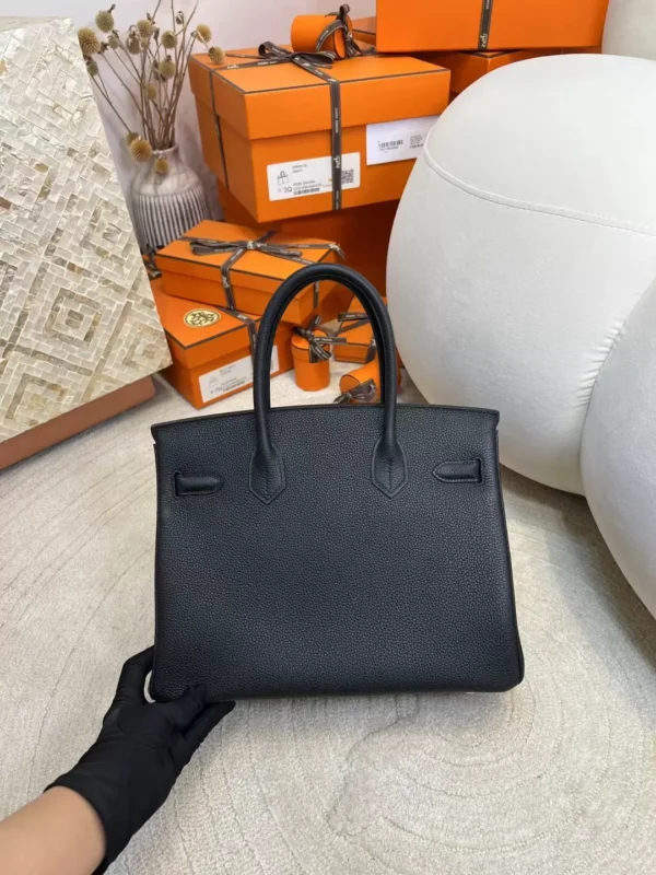 067f90e04878fe8-jpg Taiwan Togo Leather 89 Noir Birkin Bag 30CM Gold Hadware