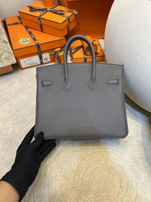079859c9560ea5a-jpg Taiwan Hermes Birkin 25CM Togo Leather 8F Etain Rose Gold Hardware