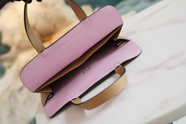08bec19dfcb6cf7 Wholesale Hermes 0M Chai/ X9 Mauve Sylyestre Halzan 25CM Silver Hardware
