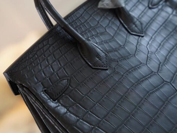 08e42ae44d4af54 God Factory Bags Factory Hermes CK89 Nior Hcp Niloticus Crocodile Birkin25CM Silver Hardware