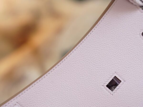 09235ce702054b0 God Factory Bags Hermes Jypsiere Mini 09 Mauve Pale Evercolor Leather Silver Hardware