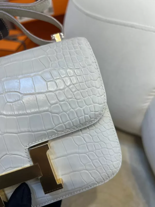 09eccb10617456e-jpg Hermes Constance 19CM 8L Beton Matte Alligator Crocodile Gold Hardware