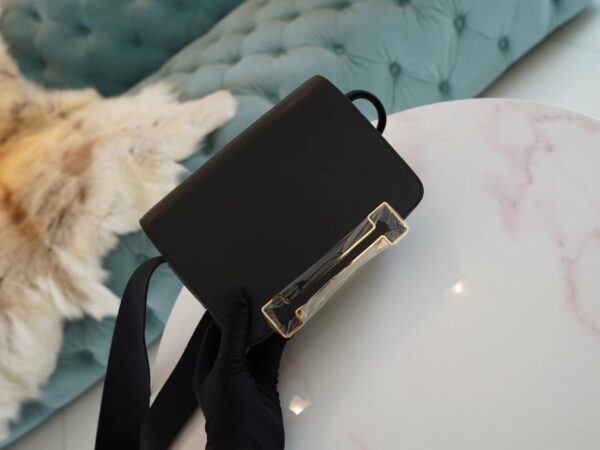 0a46b28cf6770cd USA Los Angeles Hermes Geta 20CM Chevre Mysore 89 Noir Gold Hardware