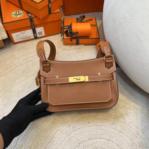Taiwan Hermes 37 Gold Evercolor Leather Jypsiere Mini 23CM Gold Hardware