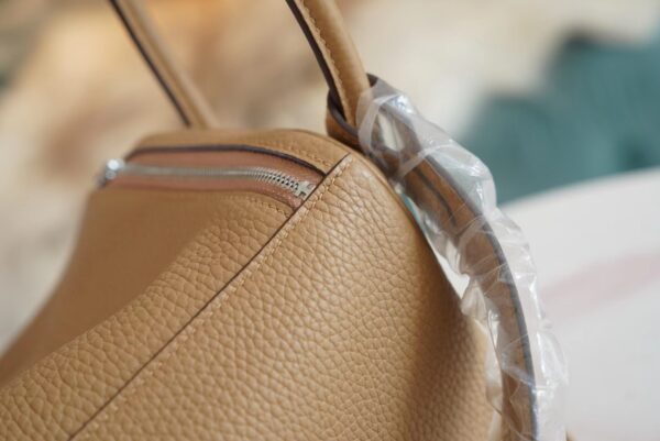 0b85eaad4705b6e Full Handmade Hermes Lindy 26CM 0M Chai Clemence Leather Silver Hardware