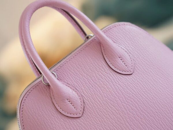 0be7c1a2b6a1347 God Factory Bags Factory Hermes X9 Mauve Sylyestre Chevre Leather Mini Bolide18CM Silver Hardware