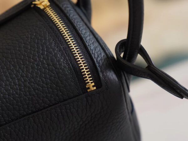 0bfa3bdb24d6975 Full Handmade Hermes Mini Lindy 19CM CK89 Nior Clemence Gold Hardware