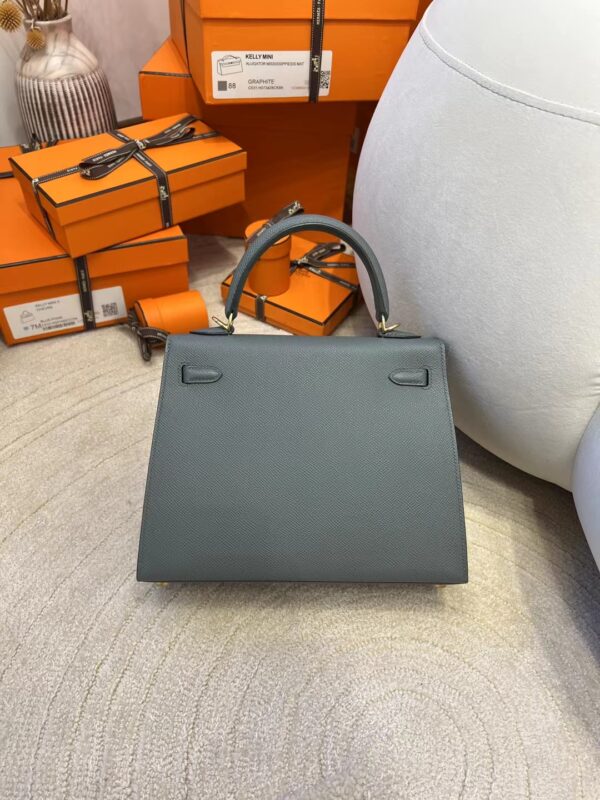 0cc66445ac565c2 Australia Sydney Hermes Kelly Sellier 25 Epsom 63 Vert Amande Gold Hardware