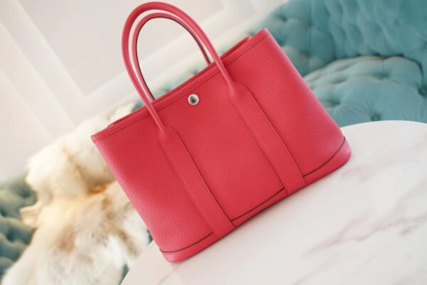 0d5e59b539f494e God Factory Bags Factory Hermes Garden Party36CM A5 Bougainvller Togo Leather Silver Hardware