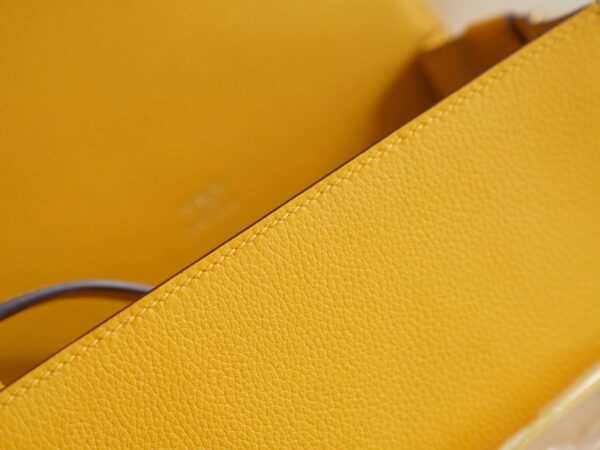 0eff173f1ce31dc God Factory Bags Hermes 9D Amber Roulis Mini 18cm Evercolor Gold Hardware