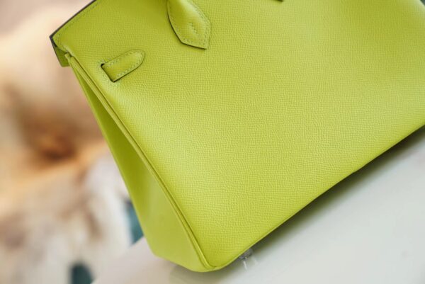 102605a12020b62 God Factory Bags Factory Hermes Kiwi Epsom Leather Birkin25CM Silver Hardware