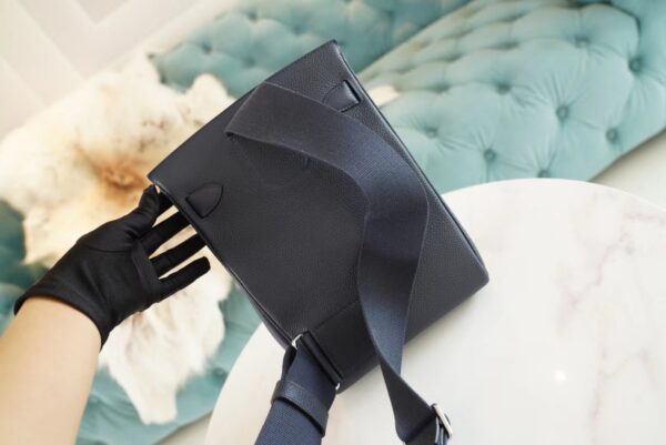 10b2c0ab5808ccf Sale Hermes 2Z Blue Nuit Togo Leather Hac A Dos Backpack Silver Hardware