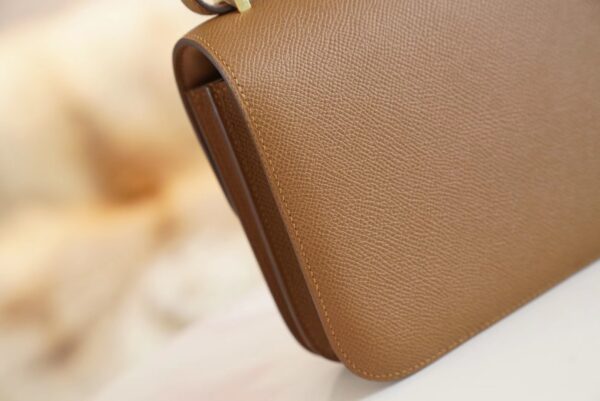 110e79af8b34cfc Hermes Boutique 3G Alezan Epsom Leather Constance19CM Shoulder Bag