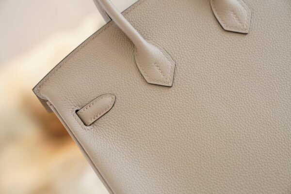 112173b94dddd0a Full Handmade Hermes Birkin25CM CK81 Gris Tourterelle Togo Leather Silver Hardware