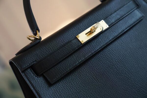 116cbbcd021c645 God Factory Bags Hermes Chevre Leather Kelly 28CM CK89 Nior Gold Hardware