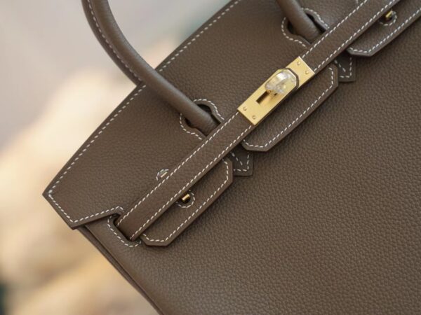 123510dbc100d8e God Factory Bags Factory Hermes CK18 Etoupe Togo Birkin 25CM Gold Hardware