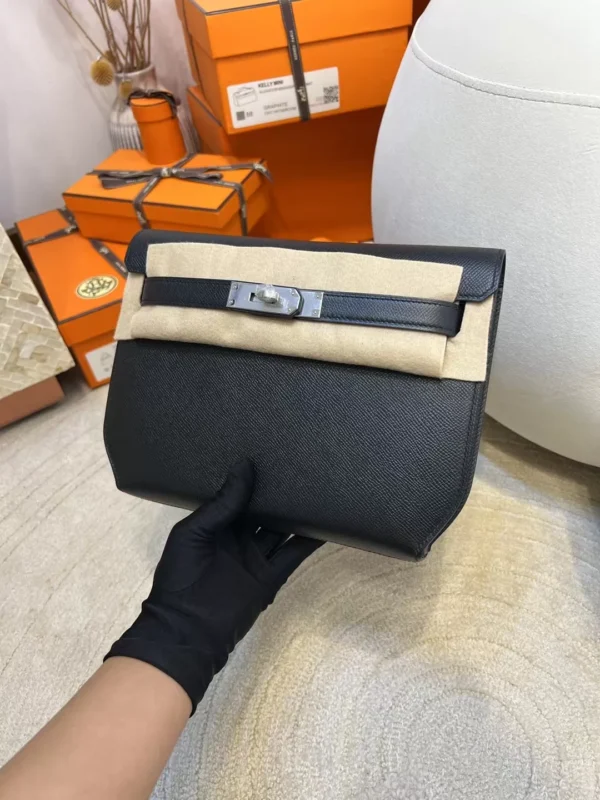 126a2247c54f842-jpg Australia Sydney Hermes Epsom Kelly Depeches 25CM 89 Noir Silver Hardware