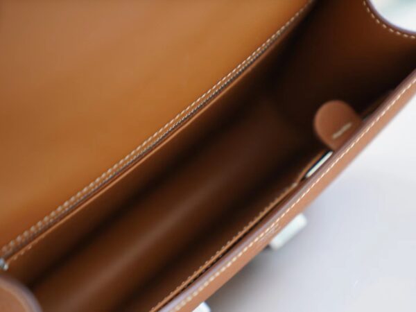 12e8b1c4f8606d0 God Factory Bags Hermes CK37 Gold Constance 24CM With Mirror Epsom Silver Hardware
