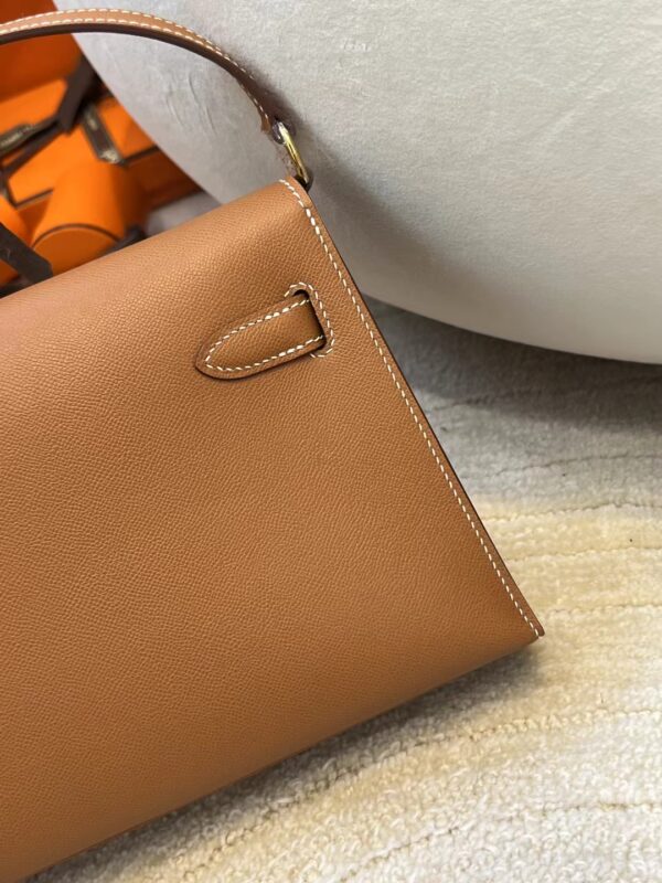 137baa52c5032ba Hermes Kelly Elan Shoulder Bag 37 Gold Madame Leather Gold Hardware