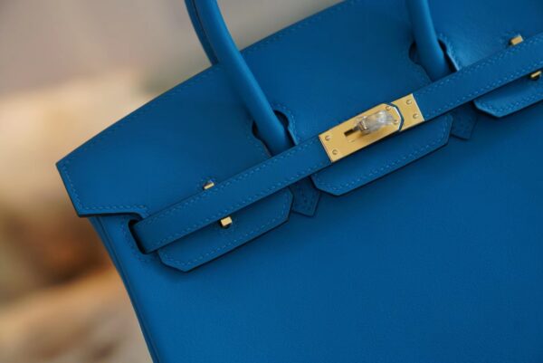 17518dd855b91eb God Factory Bags Hermes B3 Blue Zanzibar Birkin 25CM Swift Leather Gold Hardware