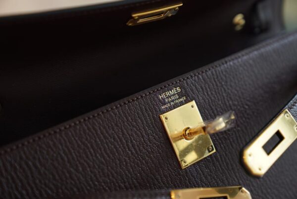 18660680439e356 Canada Toronto Hermes Kelly Elan Chevre 0G Rouge Sellier Gold Hardware