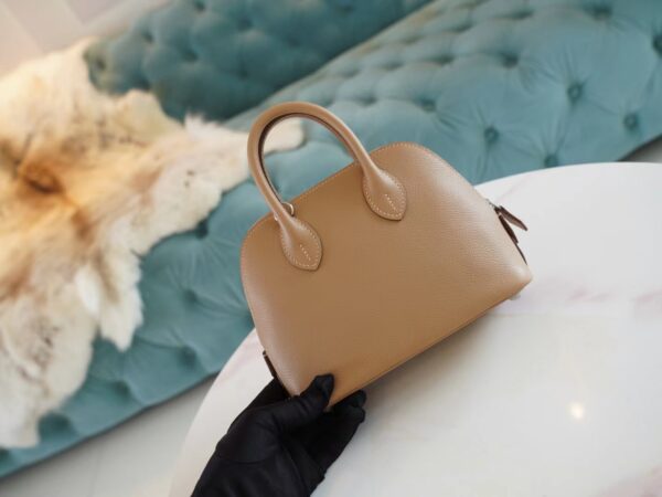 1a9521487ff8ce2 Discount God Factory Bags Hermes Mini Bolide18CM 0M Chai Evercolor Leather Silver Hardware