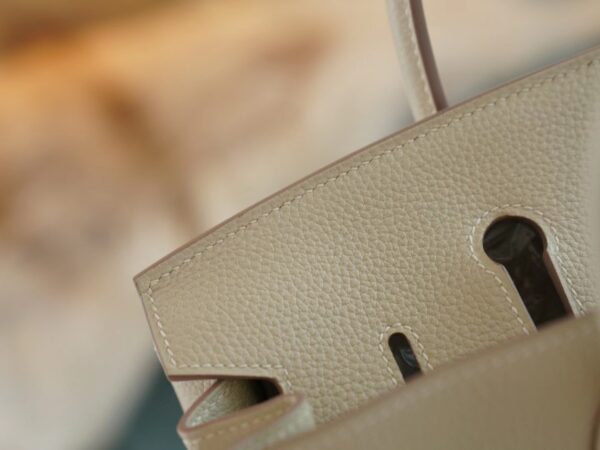 1b5c95c9ba1be2b God Factory Bags Hermes Togo Leather Birkin 25CM CK10 Craie Silver Hardware