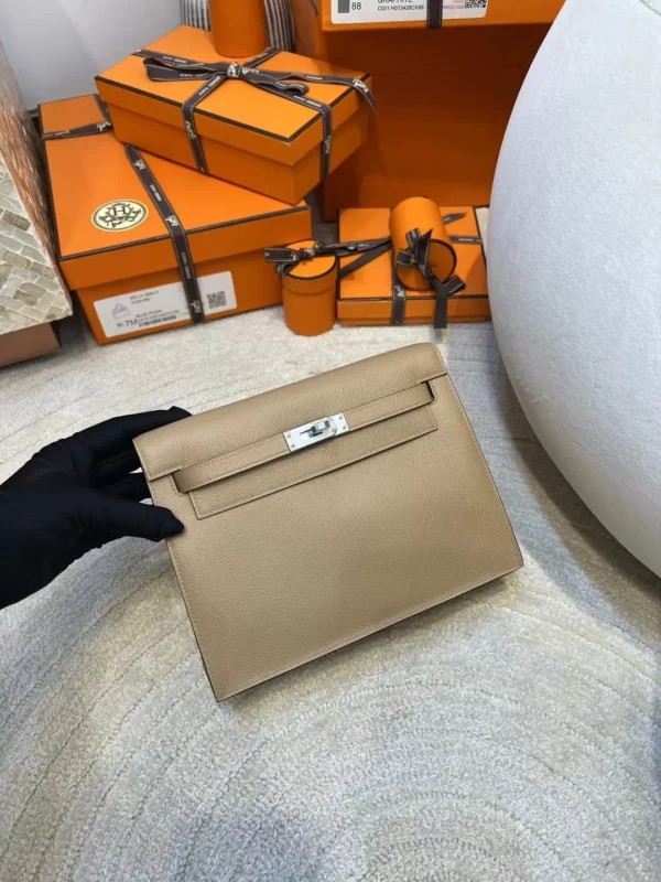 1c011e50a906bf4-jpg UK London Hermes 0M Chai Kelly Danse 22CM Evercolor Silver Hardware