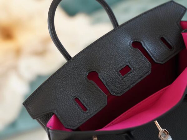 1cb5b4086d0c34f God Factory Bags Factory Hermes Birkin25CM CK89 Nior Togo Leather Rose Gold Hardware