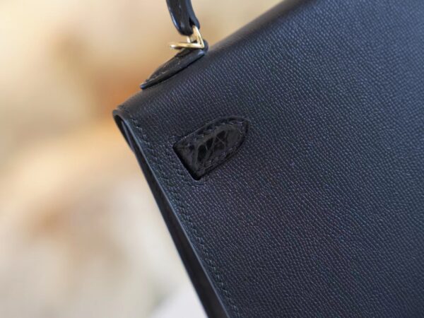 1cc4c7b0390e85e New Arrival Hermes Mini Kelly Two Touch 89 Nior Epsom&Crocodile Leather Gold Hardware