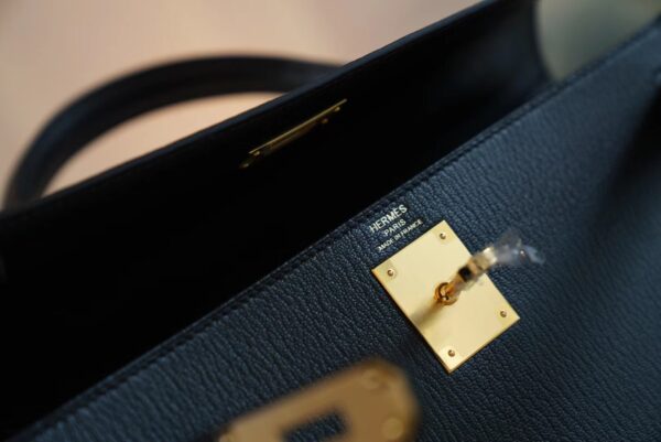 1cfcdc9713a8907 God Factory Bags Hermes Chevre Leather Kelly 28CM CK89 Nior Gold Hardware