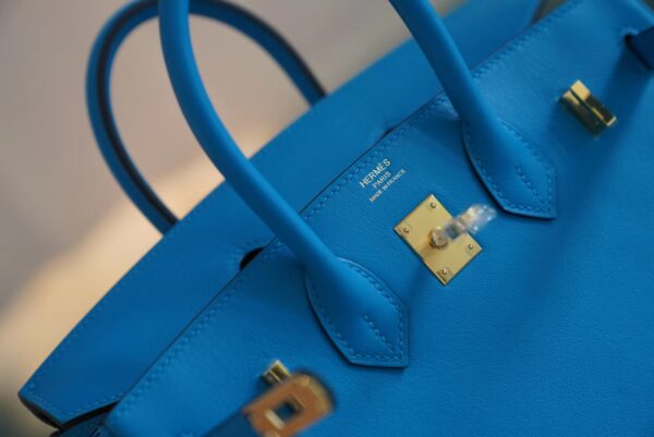 1d84106f1d88d7d God Factory Bags Hermes B3 Blue Zanzibar Birkin 25CM Swift Leather Gold Hardware