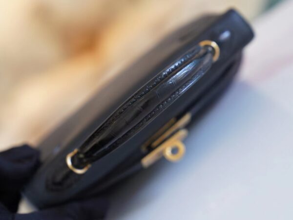 1e90fcfeddb764c New Arrival Hermes Mini Kelly Two Touch 89 Nior Epsom&Crocodile Leather Gold Hardware