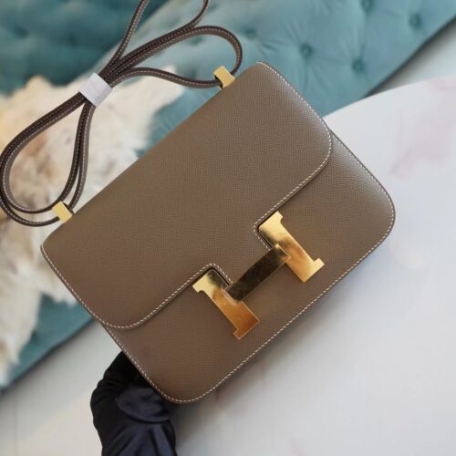 God Factory Bags Factory Hermes Constance 24CM CK18 Etoupe Epsom Gold Hardware