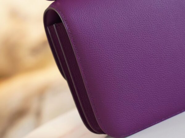 1f60c01fff72865 God Factory Bags Hermes P9 Anemone Evercolor Constance 19CM Gold Hardware