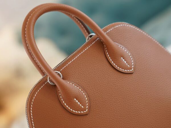 1f8ca340c0b9547 Discount God Factory Bags Hermes CK37 Gold Evercolor Leather Mini Bolide18CM Silver Hardware