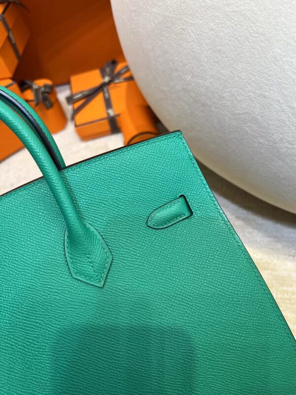 21d0c3a3dcee74e Hermes Shop Birkin Sellier 25CM Epsom o6 Vert Jade Gold Hardware