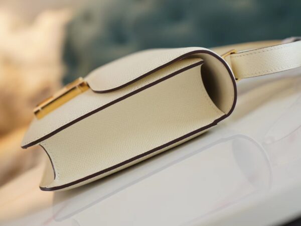 24b75447a0431fb Hermes Shop I2 Nata Epsom Constance 24CM With Mirror Gold Hardware