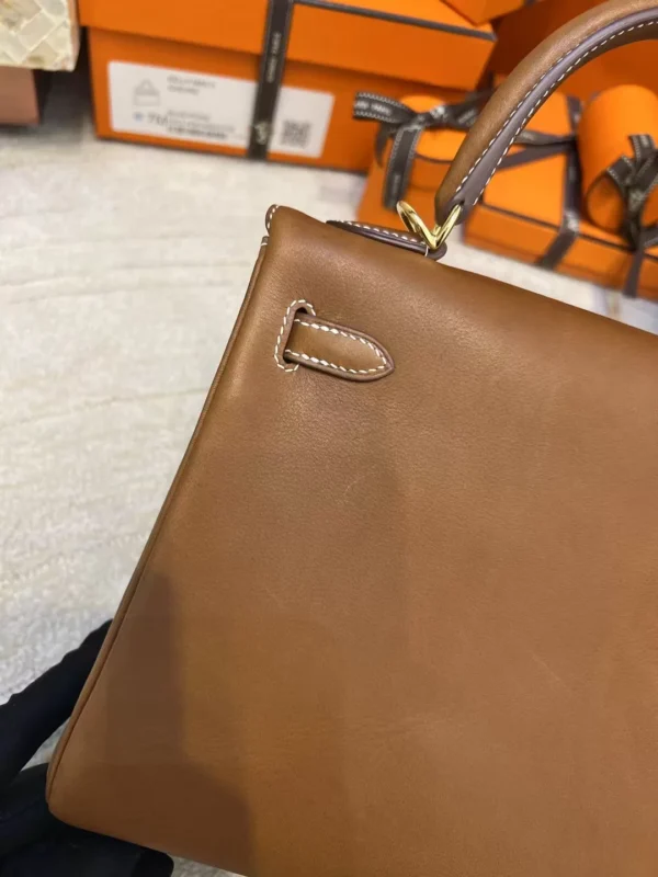 25dc99768ff4aa8-jpg Heremes Shop Fauve Barenia Leather Kelly 25CM Gold Hardware