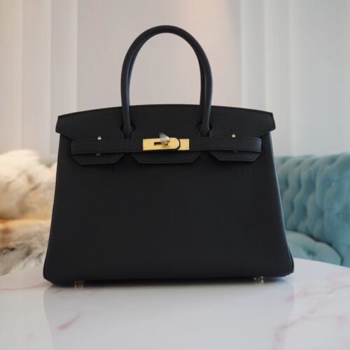 New Arrival Hermes CK89 Nior Birkin 30CM Togo Leather Gold Hardware