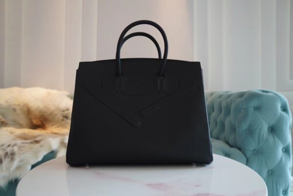 277ed03efec0dfc God Factory Bags Hermes Factory CK89 Black Birkin Shadow 30CM Swift Leather Silver Hardware