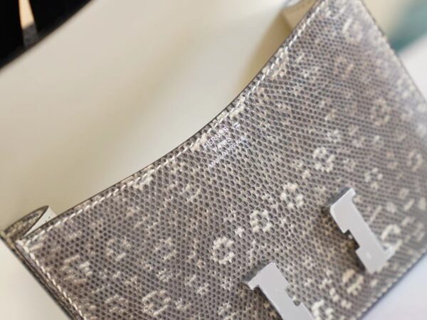 28af0690bcb0a6e Full Handmade God Factory Bags Hermes Constance14cm Ombre Lizard Skin Silver Hardware