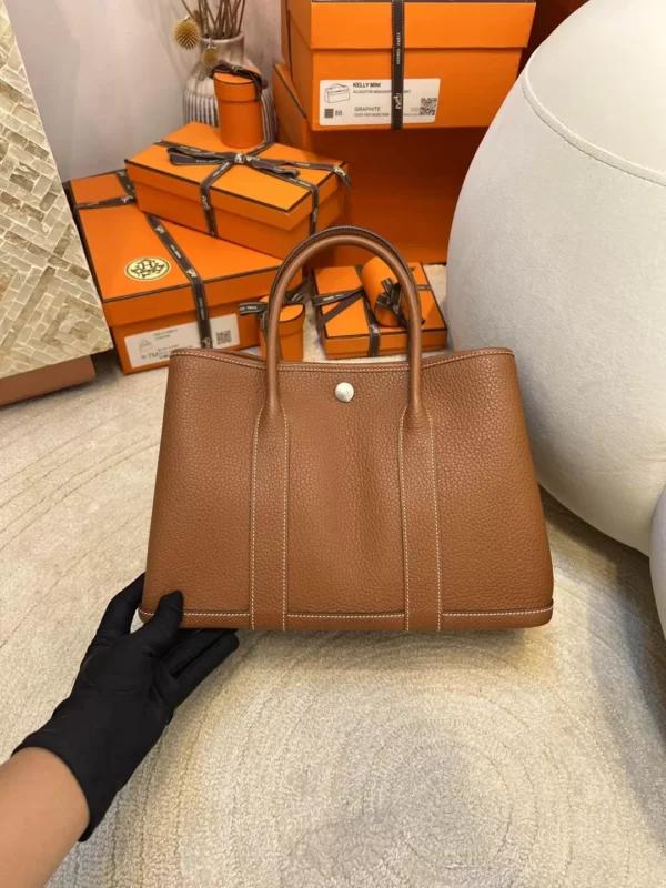 298acae75f316c6-jpg Taiwan Hermes 37 Gold Negonda Leather Garden Party 30 Silver Hardware